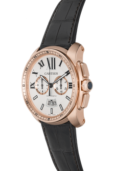 Calibre de Cartier Chronograph Rose Gold Automatic