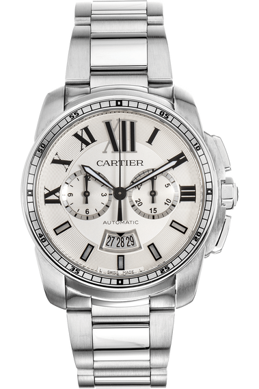 Calibre de Cartier Chronograph Stainless Steel Automatic