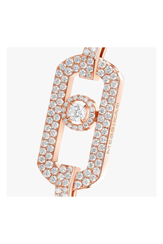 So Move 2-finger Ring in Pink Gold Size 54