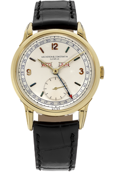 Triple Calendar Circa 1953 Yellow Gold Manual