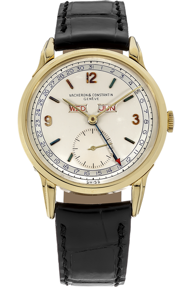 Triple Calendar Circa 1953 Yellow Gold Manual