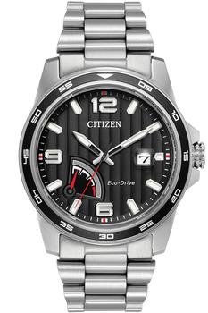 Eco-Drive Stainless Steel Citizen PRT Power Reserve Watch