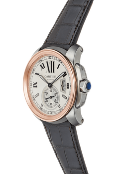 Calibre de Cartier Rose Gold and Stainless Steel Automatic