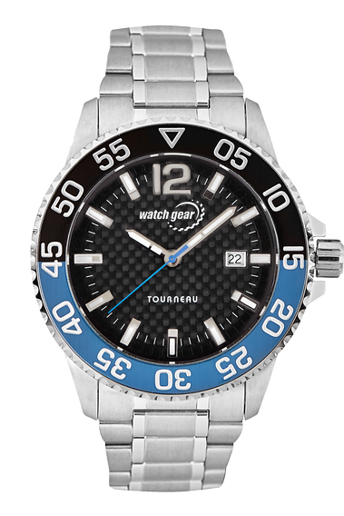 Watchgear by Tourneau Corporate Collection Men s Steel Mother of Pearl