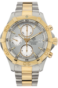 Aquaracer Chronograph Yellow Gold and Stainless Steel