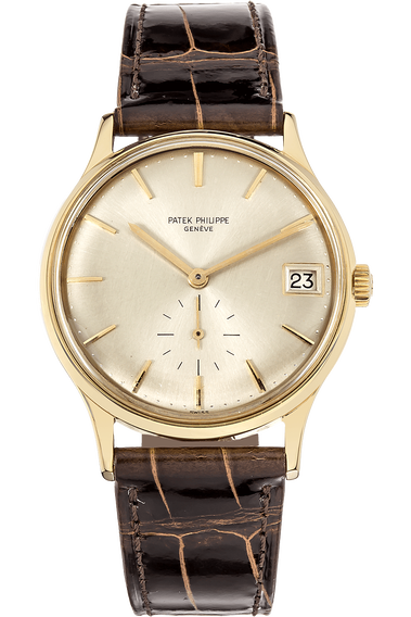 Calatrava Reference 3514 Circa 1960s Yellow Gold Manual