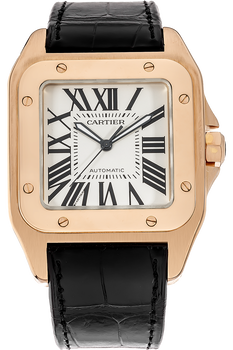 Santos 100 Rose Gold Automatic