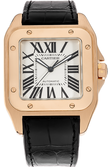 Santos 100 Rose Gold Automatic