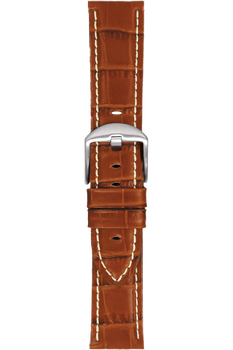24 mm Tan Alligator Strap
