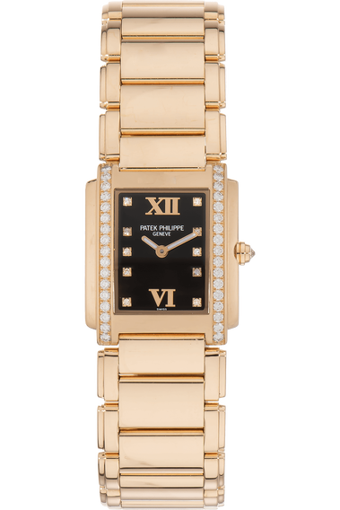 Twenty-4 Reference 4910 Rose Gold Quartz