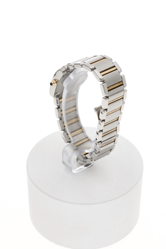 Tank Francaise Yellow Gold and Stainless Steel Quartz