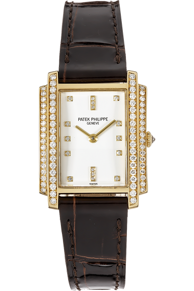 Pre Owned Patek Philippe Gondolo Quartz Ref 4825 4825 100J