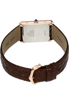 Tank Solo Rose Gold and Stainless Steel Quartz