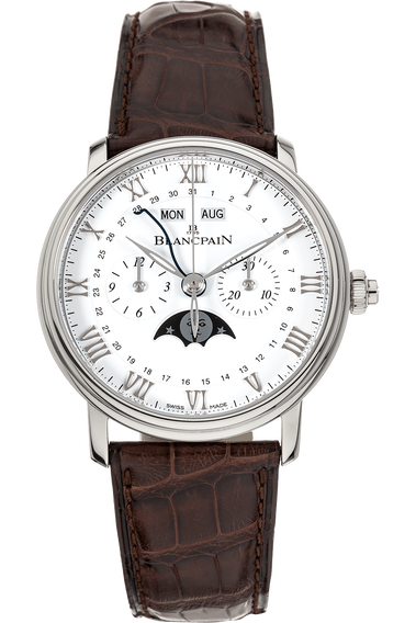 Villeret Monopusher Chronograph Stainless Steel Automatic