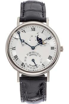 Classique Power Reserve Moon Phase White Gold Automatic