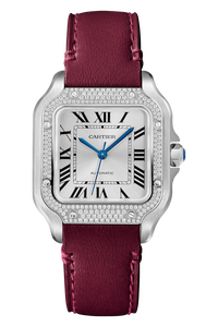 Santos de Cartier Steel Paved, Medium Model