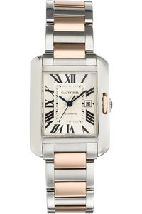 Tank Anglaise Rose Gold and Stainless Steel Automatic