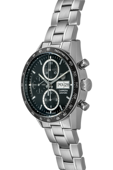 Carrera Day Date Chronograph Stainless Steel Automatic