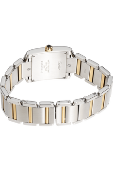 Tank Francaise Yellow Gold and Stainless Steel Quartz