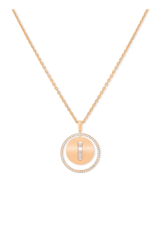 Lucky Move MM Pendant in Pink Gold