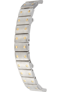 Santos Galbee Yellow Gold and Stainless Steel Quartz