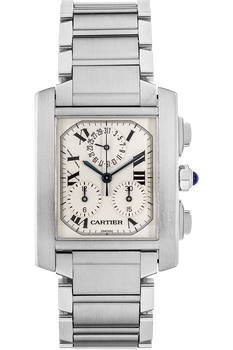 Tank Francaise Chronograph Stainless Steel Quartz