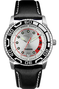 Watchgear by Tourneau Corporate Collection Men s Steel Silver Dial