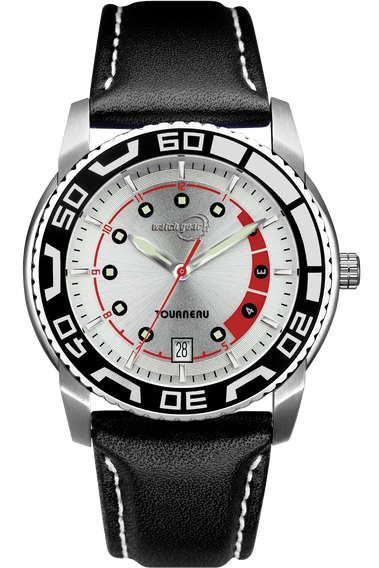 Men&#39;s Steel Silver Dial