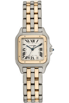 Panthere Yellow Gold and Stainless Steel Quartz