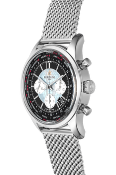 Transocean Chronograph Unitime Stainless Steel Automatic