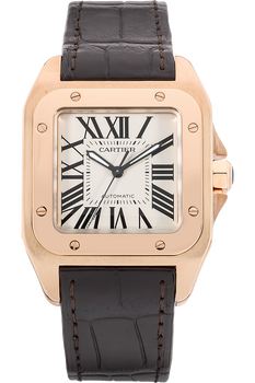 Santos 100 Rose Gold Automatic