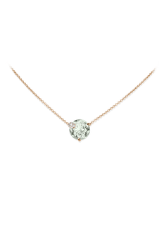 Peekaboo Prasiolite Pendant