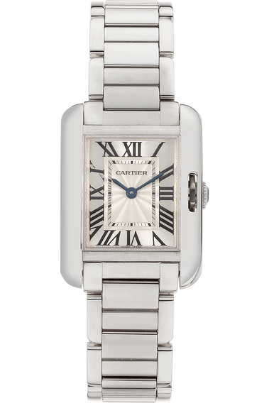 Tank Anglaise White Gold Quartz