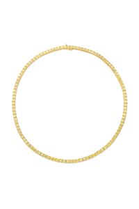 Yellow Diamond Riviere Necklace 33.29 ct
