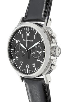 TNY 40mm Chronograph Aviator in Stainless Steel