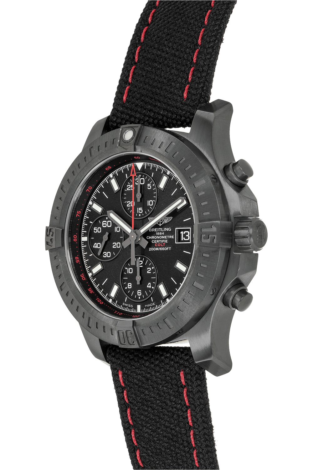 breitling colt chronograph automatic blacksteel