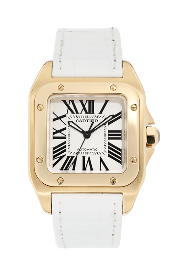 Santos 100 Yellow Gold Automatic