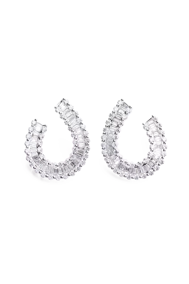Baguette Love Earrings
