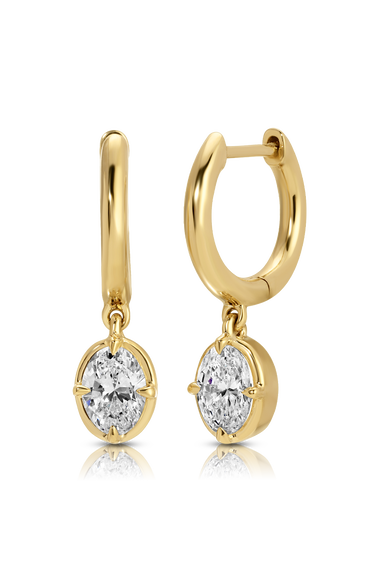 Classic Oval Diamond Bella Huggies