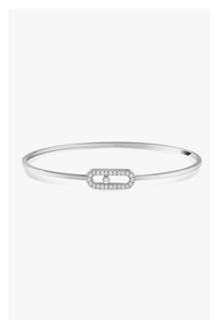 Move Uno Flex Bangle in White Gold
