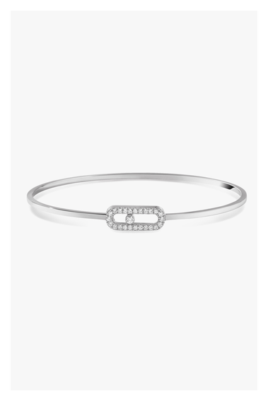 Move Uno Flex Bangle in White Gold