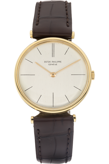Pre Owned Patek Philippe Calatrava Reference 2592 Circa 1960s Yellow Gold Manual