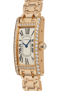 Tank Americaine Rose Gold Quartz