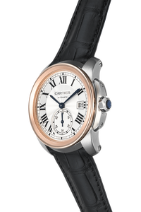 Calibre de Cartier Rose Gold and Stainless Steel Automatic
