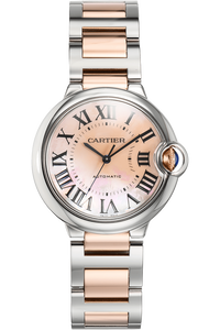 Ballon Bleu Rose Gold and Stainless Steel Automatic