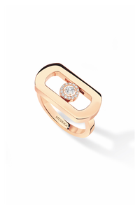 Rose gold diamond ring So Move
