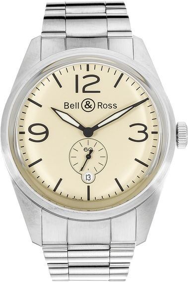 BR 123 Original Beige Stainless Steel Automatic