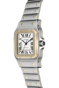 Santos Galbee Yellow Gold and Stainless Steel Automatic