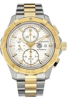 Aquaracer Chronograph Yellow Gold and Stainless Steel