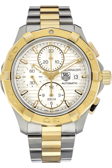 Aquaracer Chronograph Yellow Gold and Stainless Steel